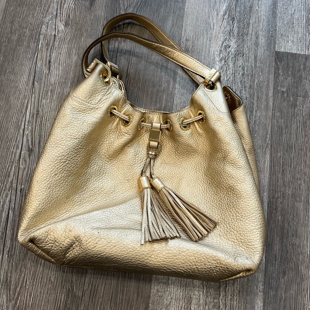 MICHAEL Michael Kors Gold Hobo Bag